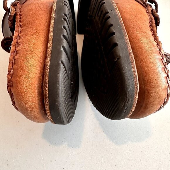 Allen Edmonds Nashua Loafer Mens Size 9  Brown Leather Rubber Sole Tassel main image 12